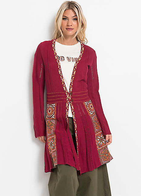 rainbow longline cardigan