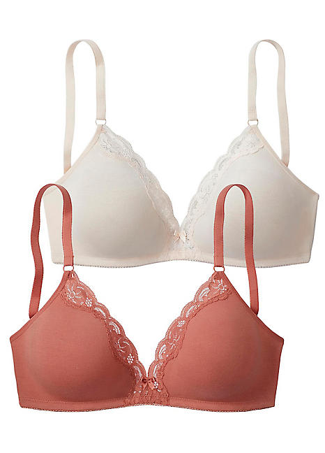 Petite Fleur Pack of 2 Underwired Bras