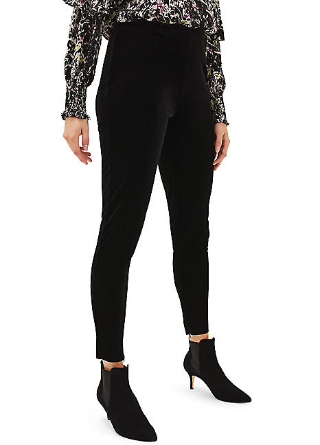 Phase Eight 'Valerie' Velvet Leggings