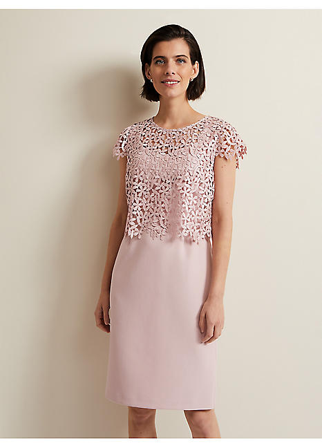 【Phase Eight】UK発 Diana フローラル 花 レース ミディ ドレス Diana Floral Lace Midi Dress | Phase Eight UK |