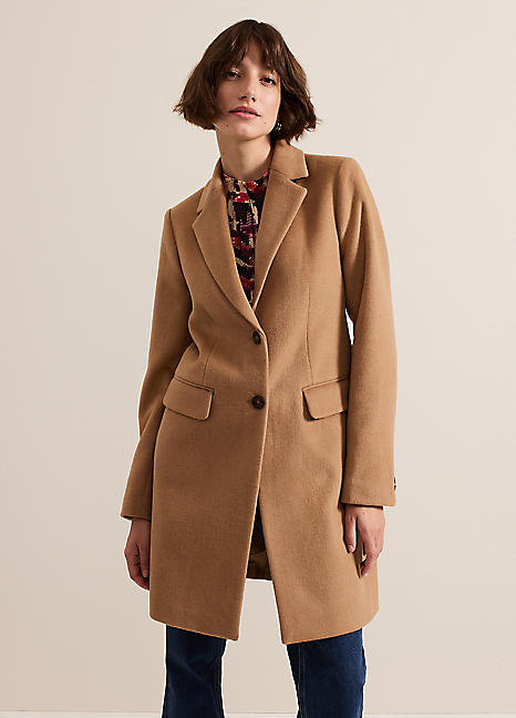 Phase Eight Lydia Wool Coat Camel Phase Eight Lydia Wool Coat Camel