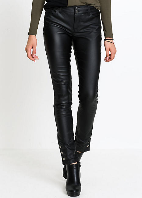 pleather trousers