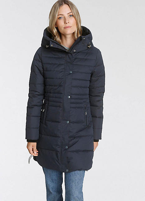 Polarino quilted waterproof store coat