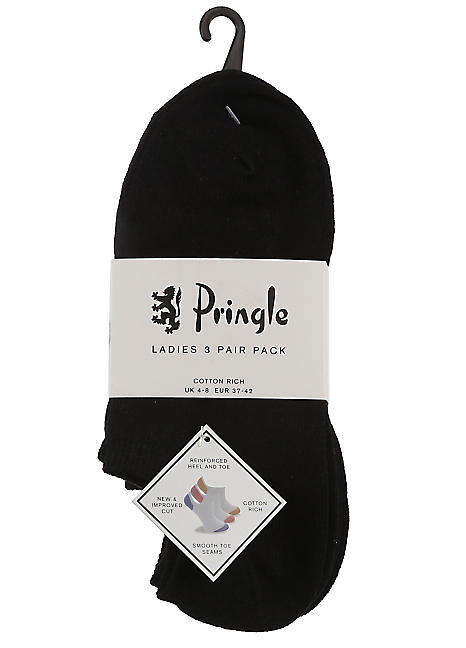 ladies pringle trainer socks