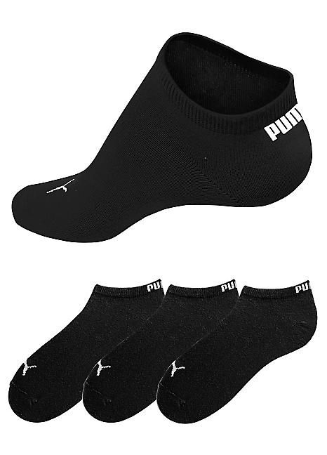 black puma trainer socks