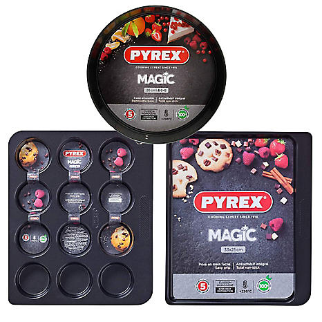 Pyrex - Magic -Plat à Four Rectangulaire en Méta…