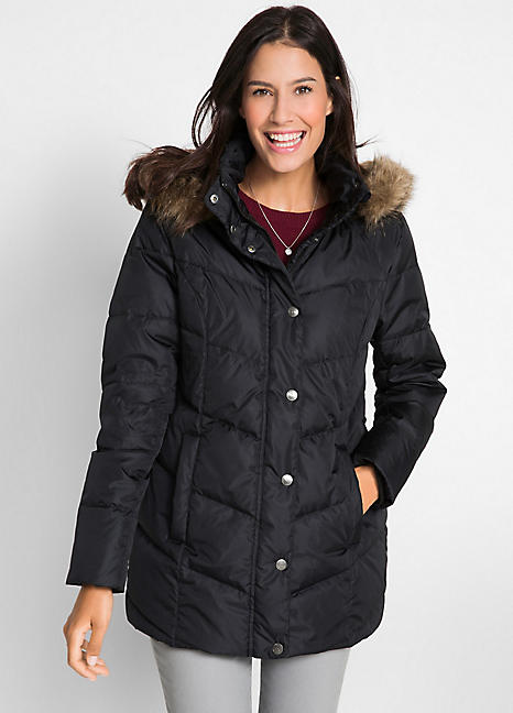 quilted parka