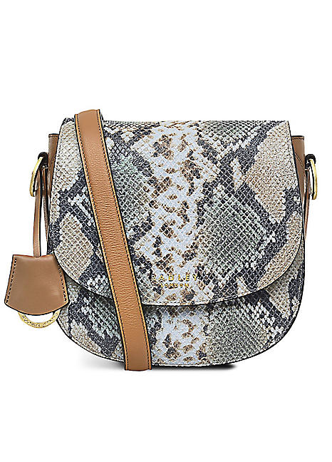 Snake print side on sale bag