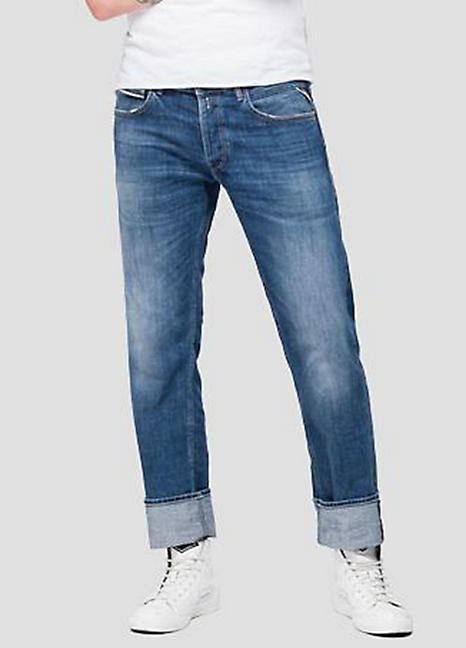 replay straight leg jeans