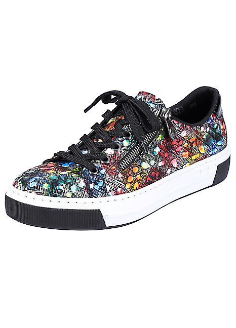 colourful platform trainers