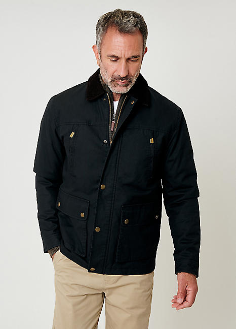 Saltwell Waxed Cord Collar Jacket | Grattan