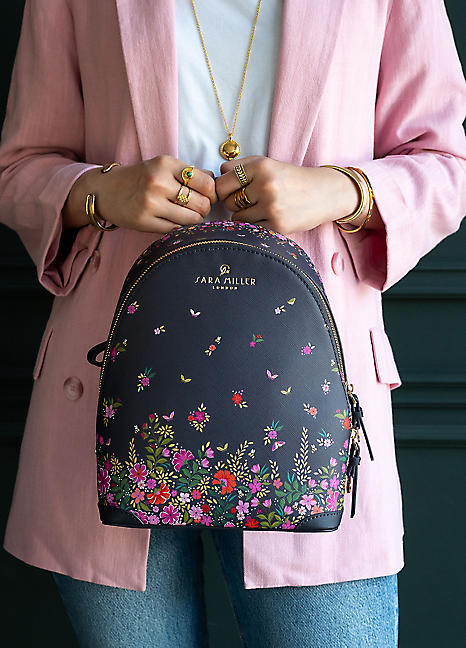 Sara Miller Mini Backpack - Ditsy Floral | Grattan display picture 1