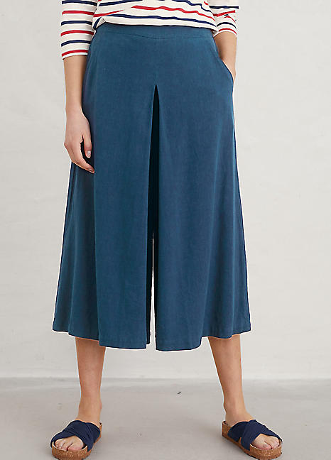 Cropped Trousers - Cropped Linen Trousers - Seasalt Cornwall