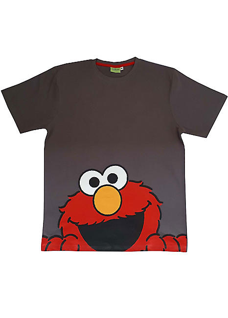 sesame street button up shirt
