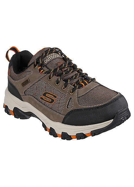 skechers toe cap trainers