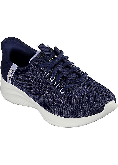 skechers flex 3 trainers ladies