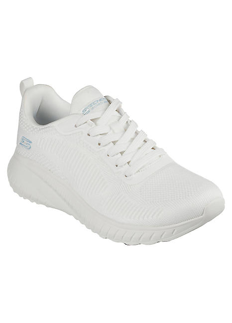 skechers white pumps