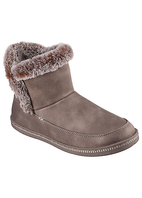 Winter Boots Skechers Slip On Faux Fur Boots Skechers Women's