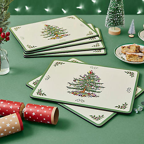 Spode Christmas Tree Placemats Grattan