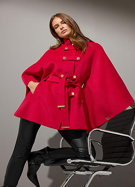 【25aw 新品】メゾンスペシャル　Military Cape Jacket STAR by Julien Macdonald Military Cape Jacket | Grattan