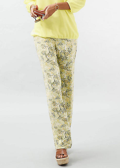 Straight Leg Jersey Trousers by Witt 