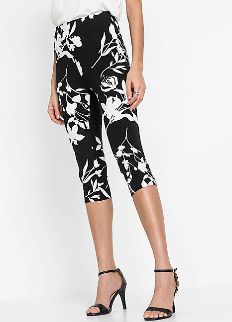 cotton stretch capri pants