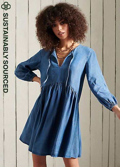 superdry tencel dress