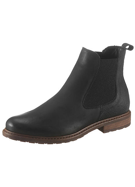 nubuck leather chelsea boots