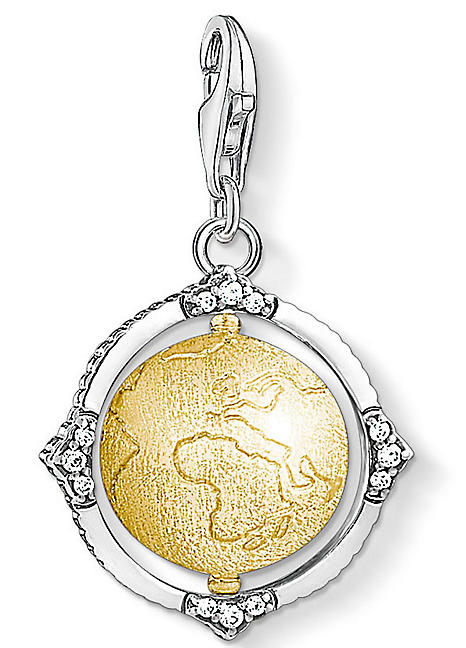 Thomas Sabo Sterling Silver Vintage Globe Pendant Grattan - Thomas Sabo World Globe Pendant Thomas Sabo Sterling Silver Vintage Globe Pendant Grattan - Thomas Sabo World Globe Pendant