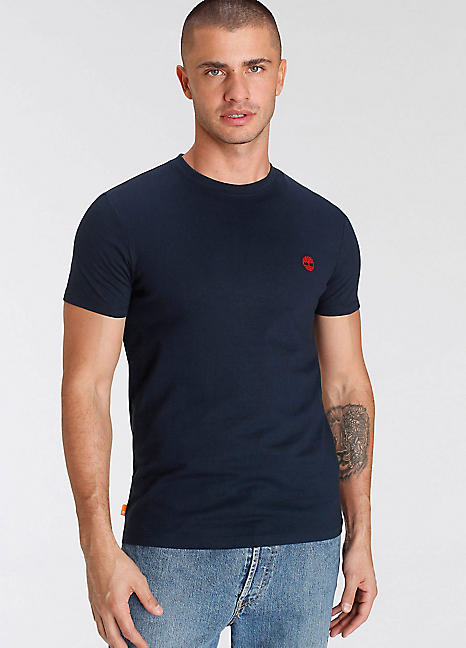 Timberland Logo Print T Shirt Grattan