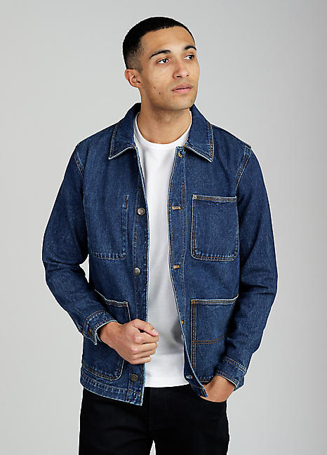 Tokyo Laundry Cotton Washed Denim Chore Jacket | Grattan