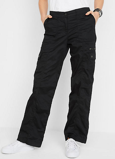 straight leg cargo pants for women