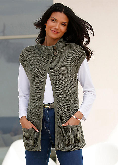 Witt Knitted Waistcoat | Grattan