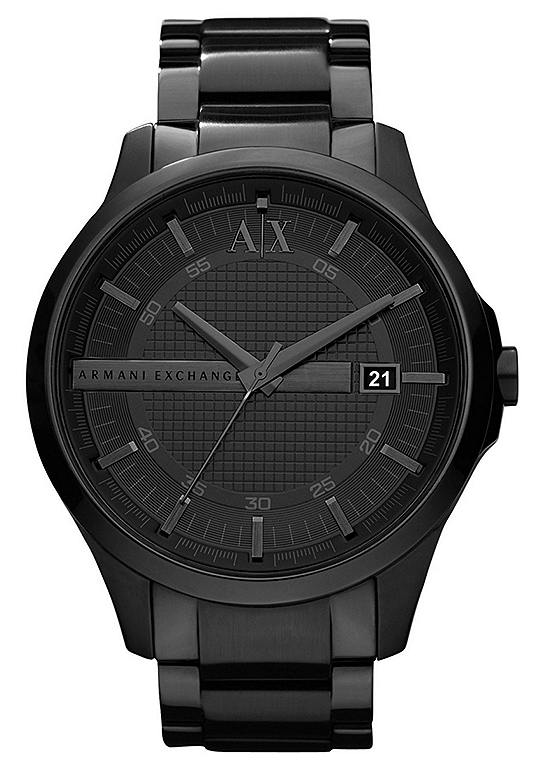 Armani Exchange Mens All Black Bracelet Watch | Grattan