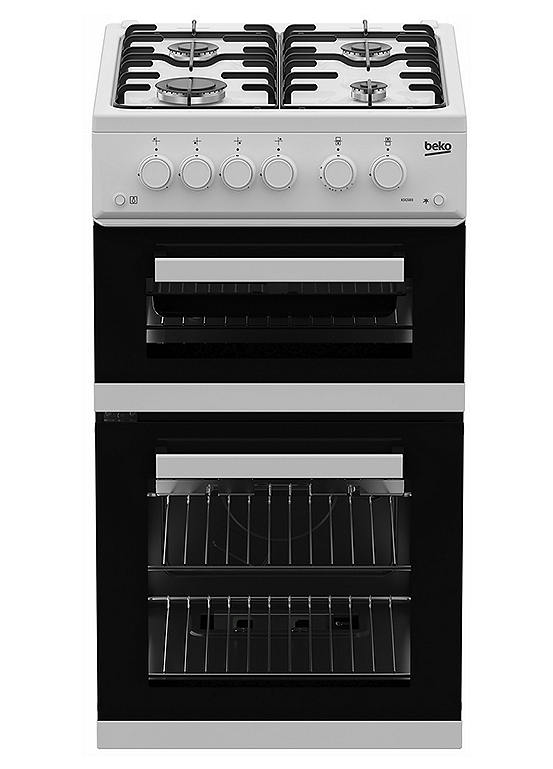 Beko KDG583W Gas Cooker with Gas Grill - White