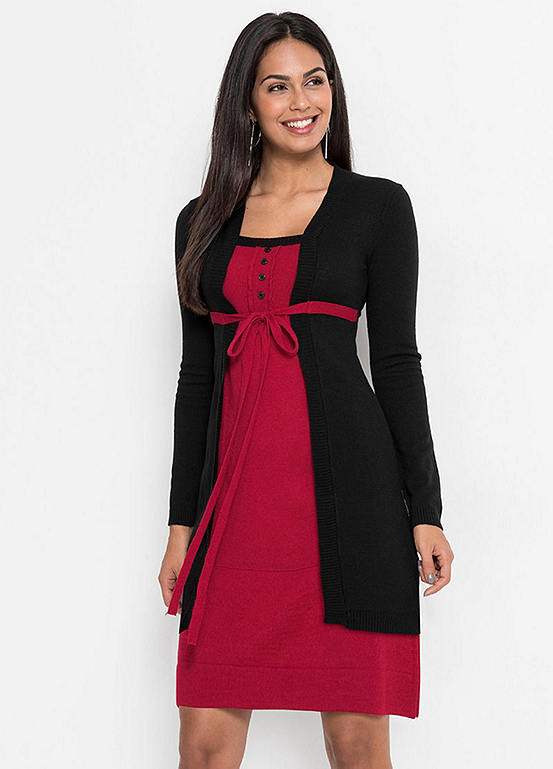 bonprix Layer Cardigan Dress | Grattan