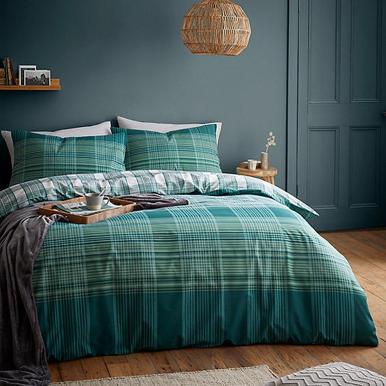 catherine lansfield kelso duvet cover set