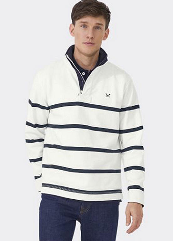 Crew Clothing Company Padstow Pique Sweatshirt | Grattan