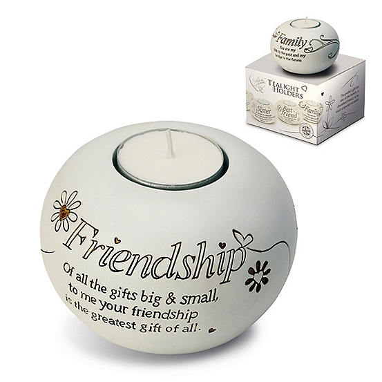 friendship tea light holder