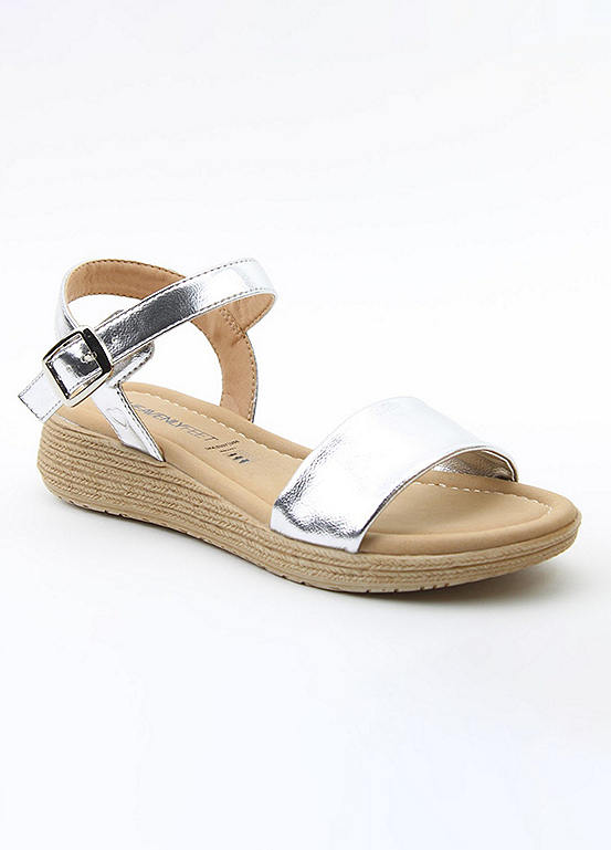 Heavenly Feet Sara Silver Sandals Grattan heavenly-feet-sara-silver-sandals-grattan