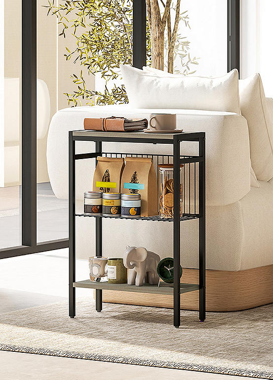 Storage Side Shelf Industrial Shelf Storage Side Table | Grattan