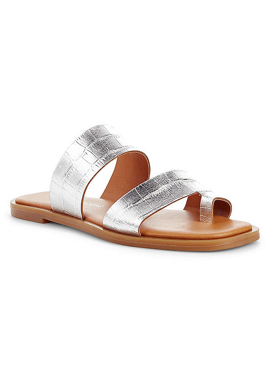 Kaleidoscope Croc Toe Ring Sandals | Grattan