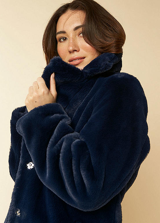 Kaleidoscope Fur Coat | Grattan