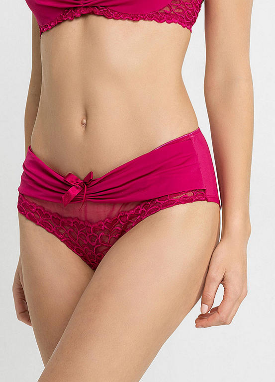Lace Shell Hipster Briefs by bonprix Grattan