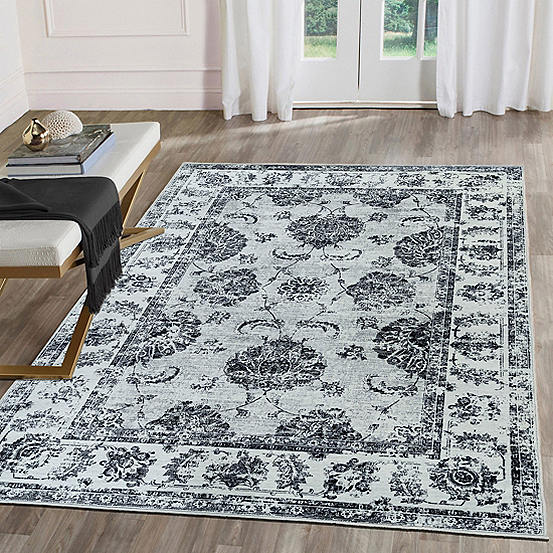 シルバーピーチ NUANCE RUG-BLUE- 45×60(cm) | academiadevendasmb.com.br