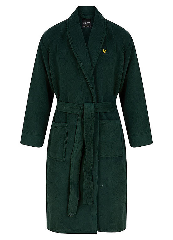 Lyle & Scott Mens Lucas Bathrobe with Gift Ribbon Grattan