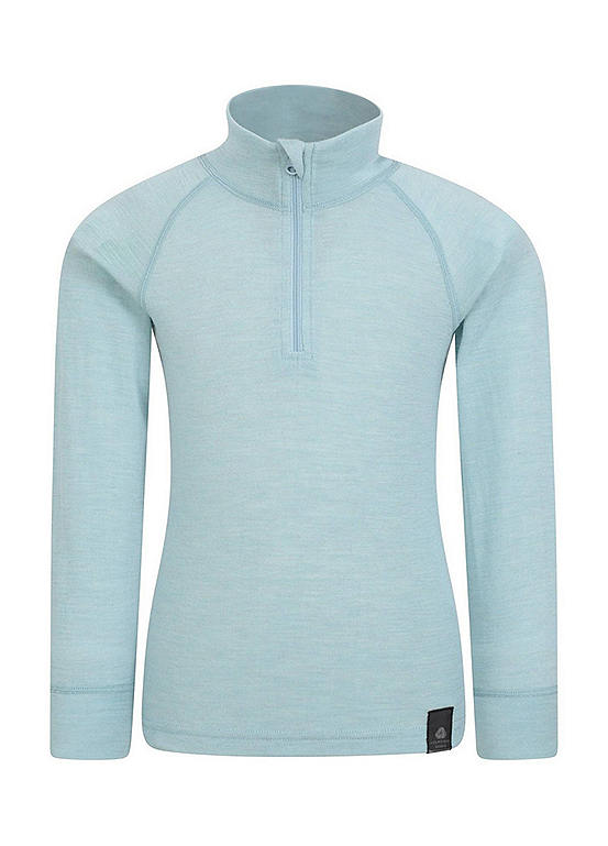Set Thermique Mountain Warehouse Enfant – Mérinos – Garçon/Fille – Respirant Et Antibactérien