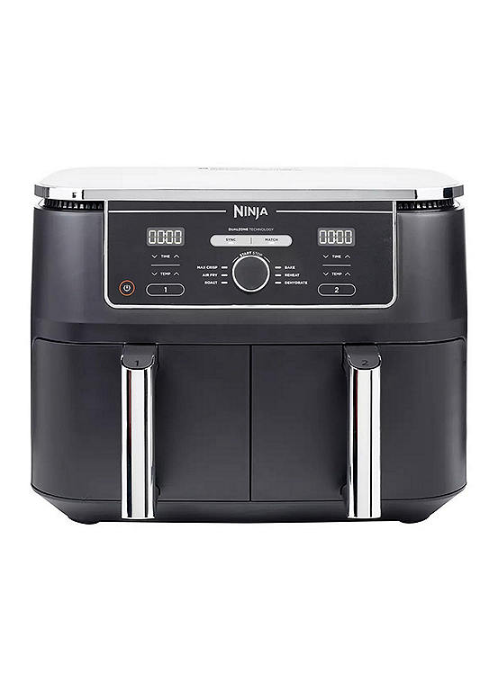 Ninja Foodi MAX Dual Zone AF400UK 9.5L Air Fryer - Black | Grattan