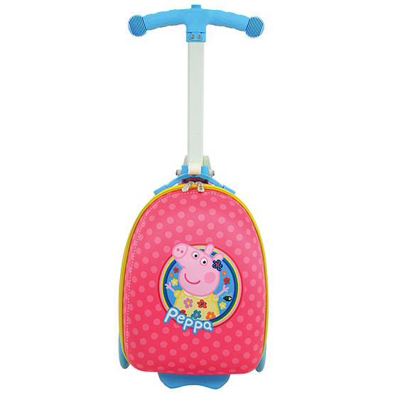 peppa pig scooter suitcase