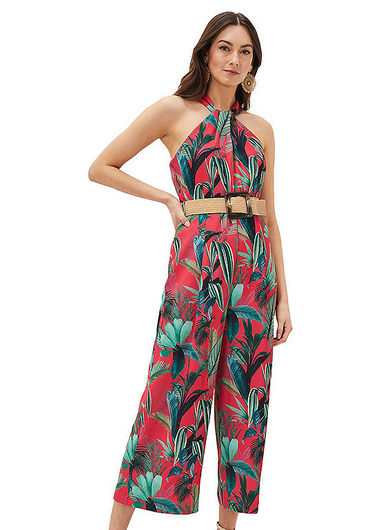 Phase Eight Antonia Palm Print Jumpsuit | Grattan